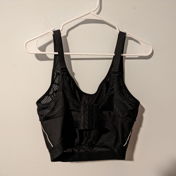 Glamorise Black No-Sweat Mesh Wirefree Sports Bra Size 40H - Picture 8 of 13